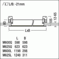 LED-Reinraumleuchte CL2 I 6200 #42932584