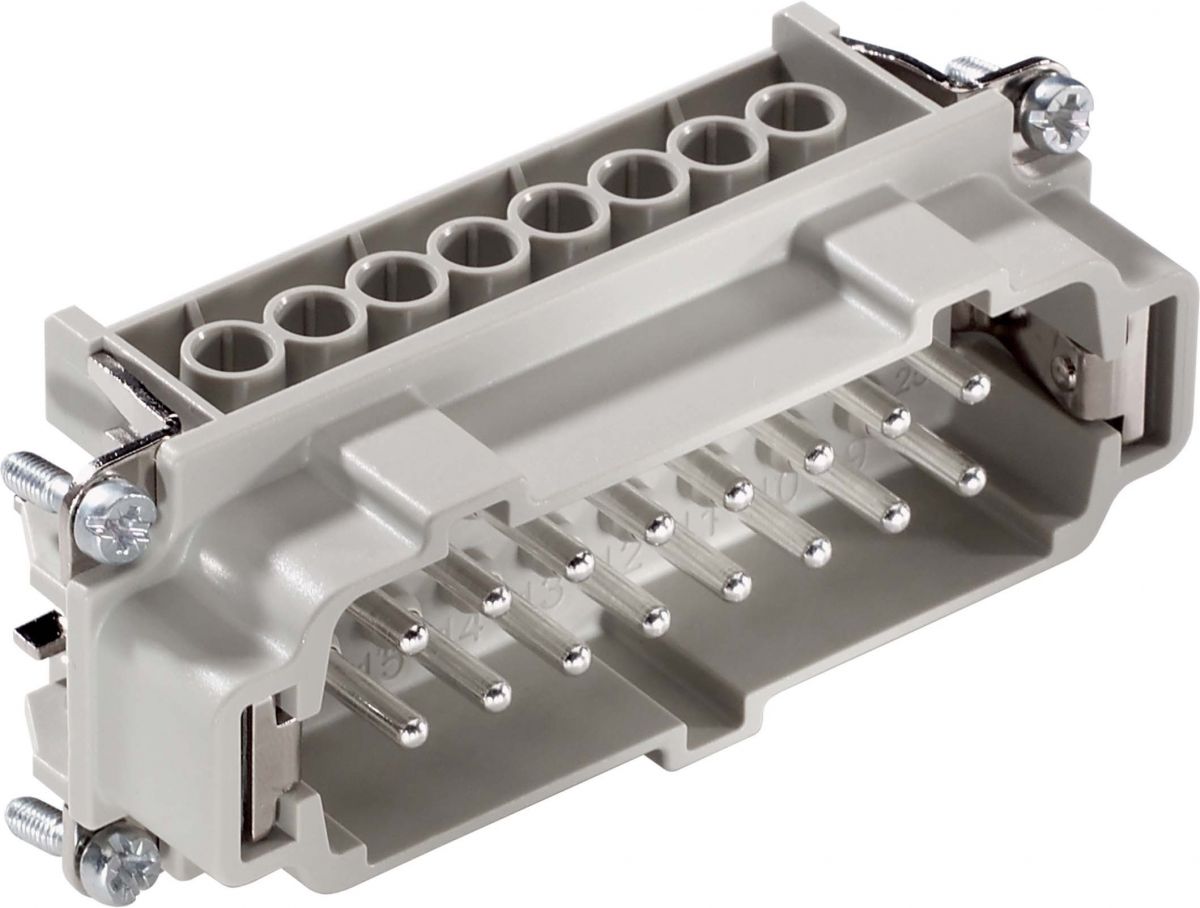 Industr.-Rechtecksteck-Kit H-BE 16 SS TS M25