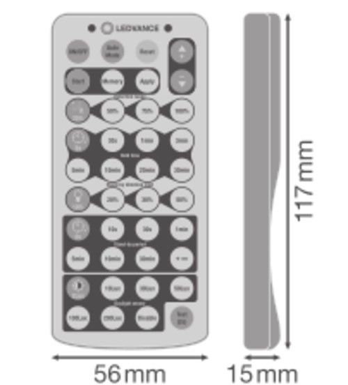 Fernbedienung HBSENSORREM. CONTROL