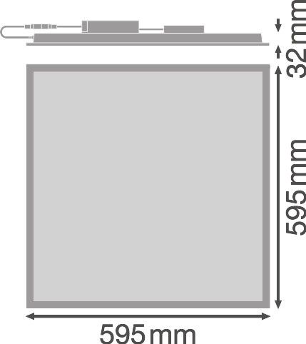 LED-Panel M600 PLCMFT600P33W865DAVR