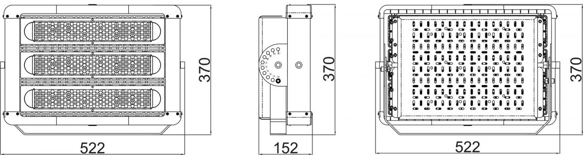 LED-Scheinwerfer ECOHPFL300W840W40500