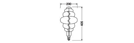 LED-Vintage-Lampe E27 V1906NESTDIM104.8W18