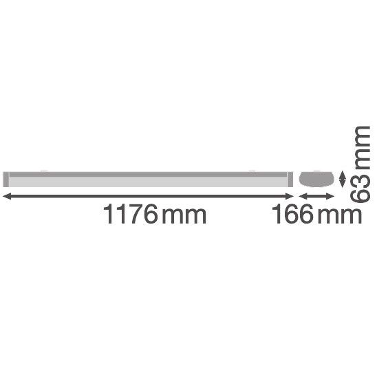 LED-Wand-u.Deckenleuchte LNSFIP44D1200P32W840