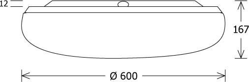 LED-Anbauleuchte TIBI-A 6003840DA sw