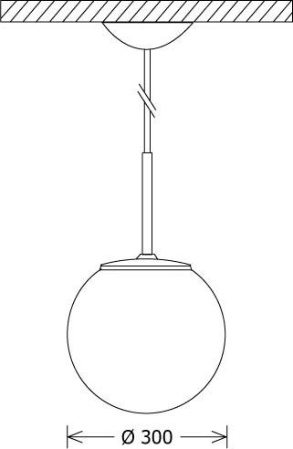 LED-Pendelleuchte GLO 300.2030.2DA ws