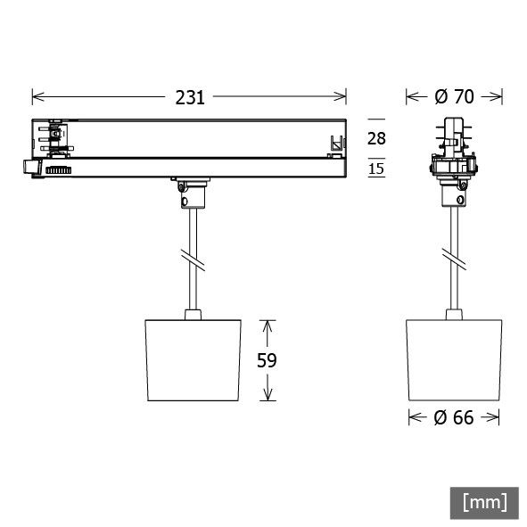 LED-Pendelleuchte ORYOP101.927.15CASsw