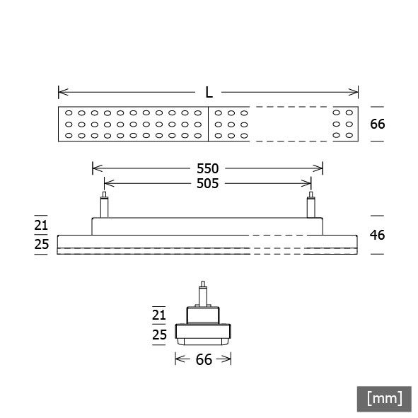 LED-Stromschienenleuchte LUZ-P13 102 #666549