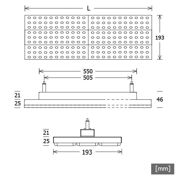 LED-Stromschienenleuchte LUZ-P32 105 #666664