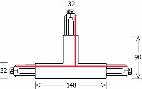 T-Verbinder ST-A T/PE-INR9016 gr