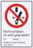 Warn-/Hinweisschild WHS NSEW GA M#700054