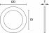 Dichtungsscheibe AWS-PG13 CR BK 100