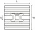 Klebesockel flexibel FMB4APTIPA66HSBK(10)