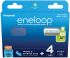 Akku Micro AAA eneloop BK-4MCDEC4BE(VE4)