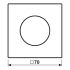 Abdeckung mit Drehknopf LS 1740 SWM