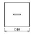 KNX RF Taster 1fach A 10911 ST RF BF SWM