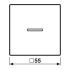 KNX RF Taster 1fach A 10911 ST RF BF WW