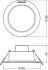 LED-Downlight IP44 DLIP44DN904W840WT