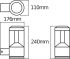LED-Wandleuchte END.ST.Lant.Mod12WDG