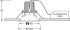 LED-Einbaustrahler VTRL 10.0540.25 si