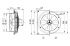 Axial-Wandventilator DZQ 25/2 B E Ex e
