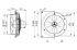 Axial-Wandventilator DZQ 30/6 B E Ex e