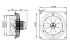 Axial-Wandventilator DZQ 56/4 B