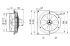 Axial-Wandventilator DZS 25/2 B E Ex e