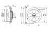 Axial-Wandventilator DZS 40/4 B E Ex e