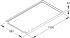 Auffangwanne W-AW 44X580X1000 E3