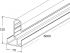 GFK-Handlaufprofil PR-MC 30
