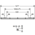 LED-Feuchtraumleuchte 167 15L60G2 DIMC-Z30