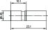 SMB-Kabelbuchse cr/cr AU J01161A0391