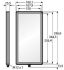 Hintergundleuchte LEDIB300X150PW2-XQ