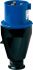 Stecker schwarz 63A 261306SW