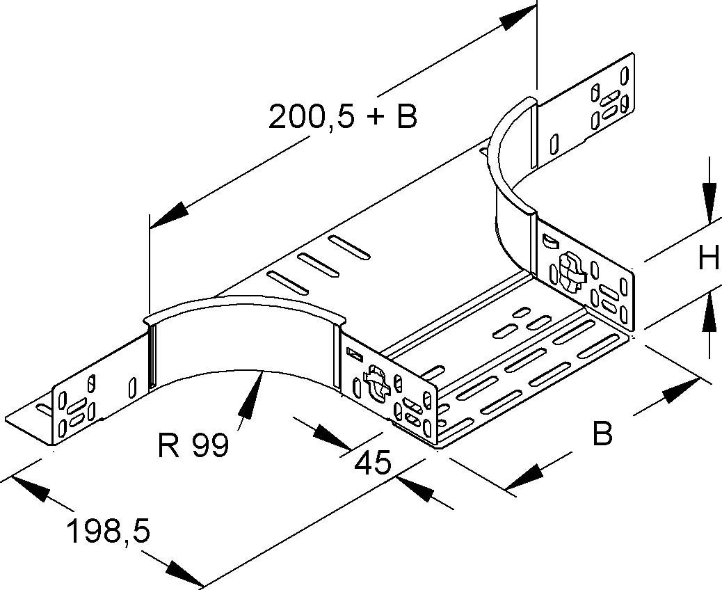 Anbau-T-Stück RTAC 60.300 S