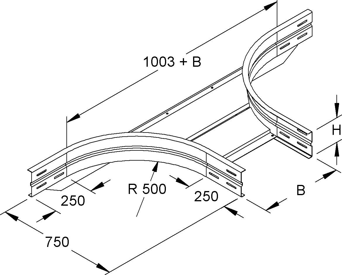 Anbau-T-Stück WRTAR 150.600 E3