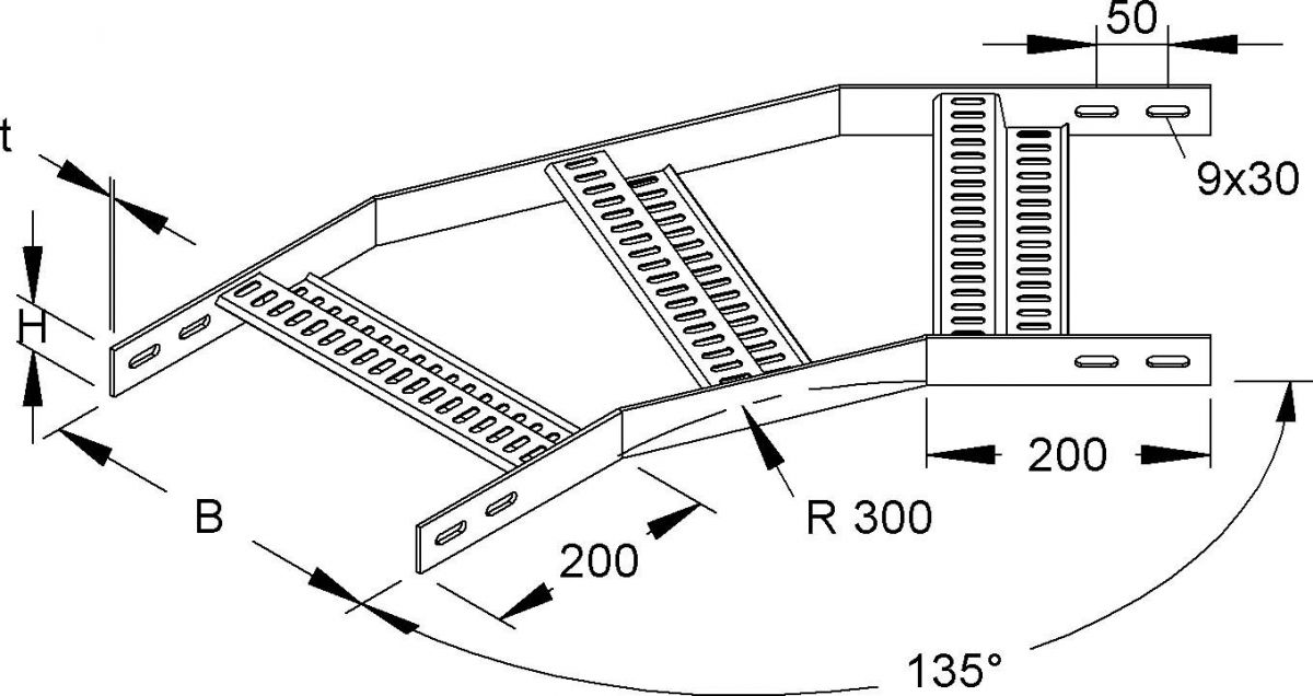Bogen 45Gr. KLMZBBL 40.200 F