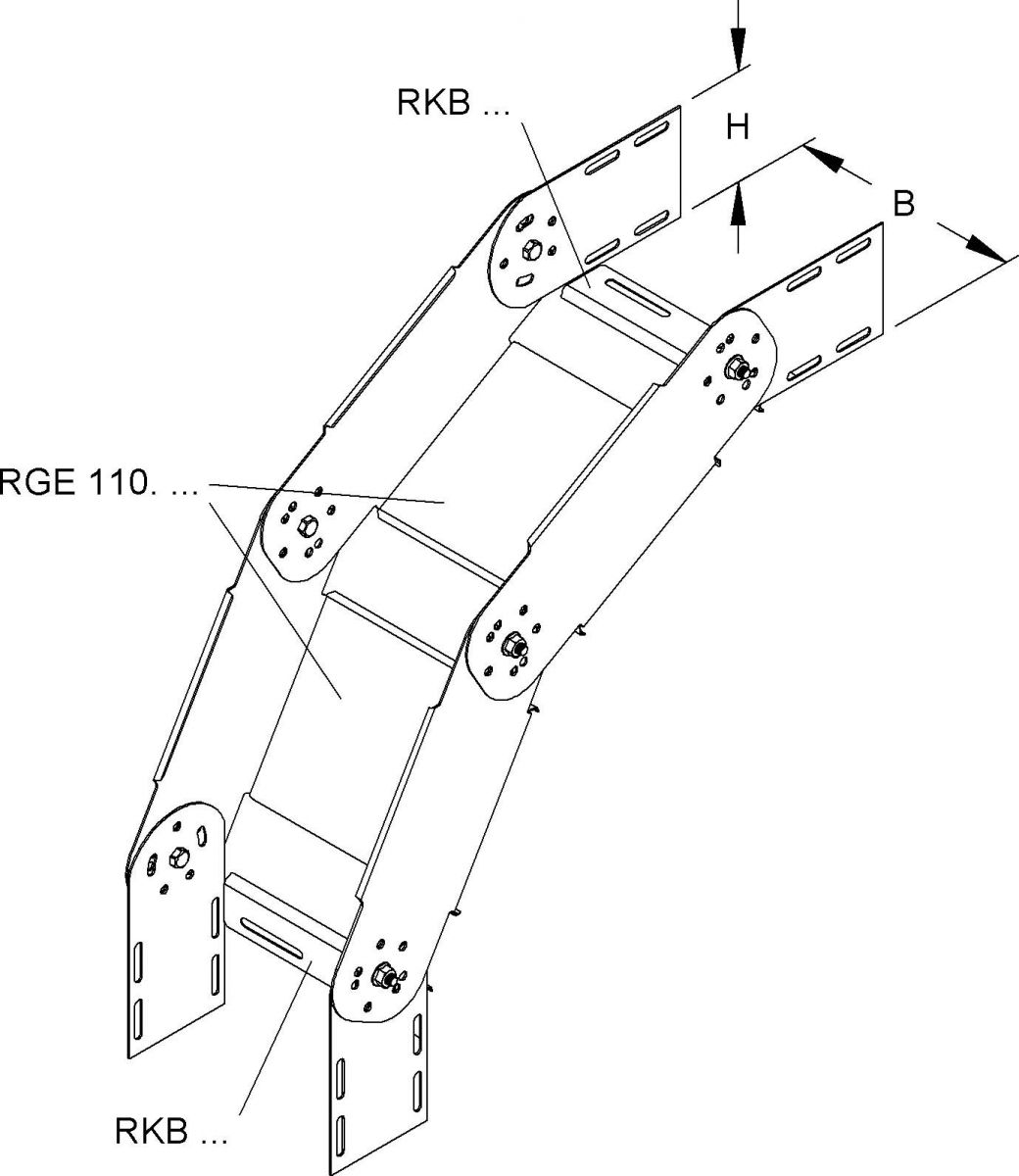 Bogen vertikal RGS 110.600