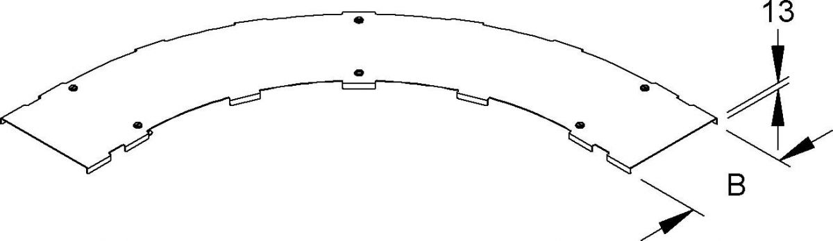 Deckel für Bogen 90Gr. KLBKDV 500 E3