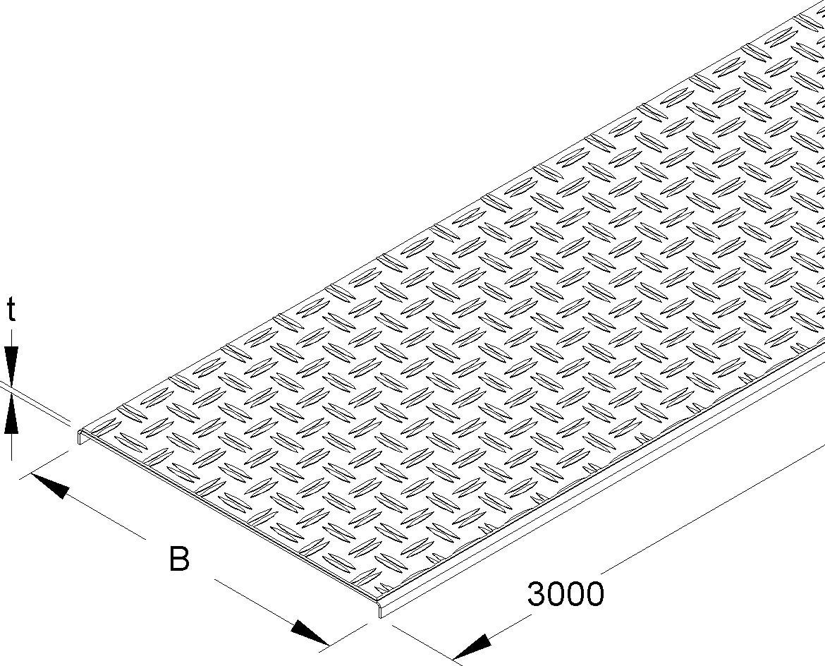 Deckel für Kabelrinne RDSRS 400