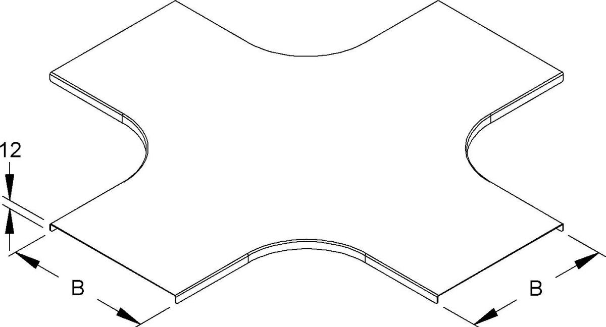 Deckel für Kreuzung RKSCD 300 S