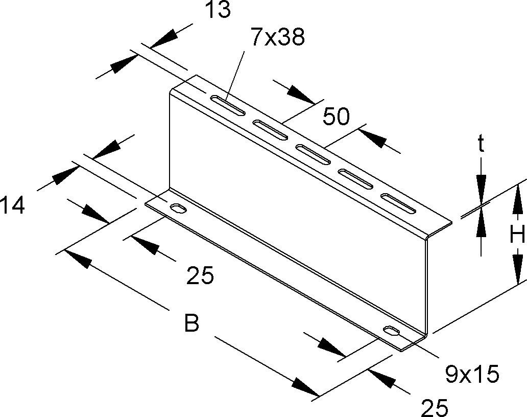 Distanzprofil Z-Profil RZP 110/200 S