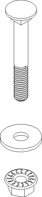 Flachrundkopfschraube M6 FLDM 6X60 V