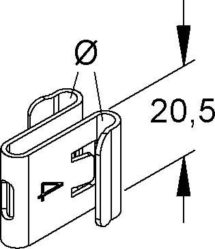 Formstückverbinder MTCA 6 E3