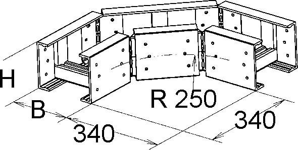 GFK-Bogen 90Gr. ULLB 100.200