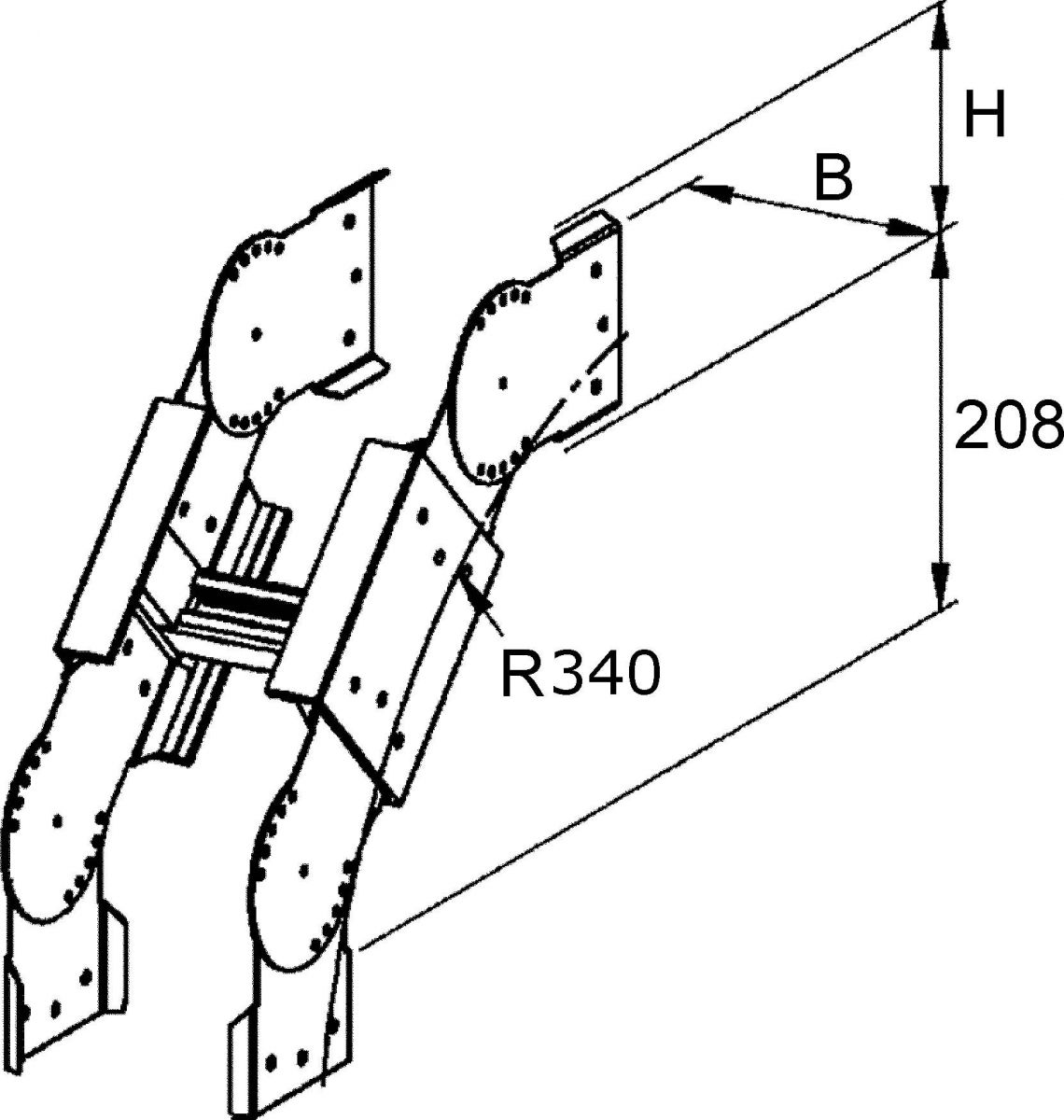 GFK-Bogen verstellbar ULLBA 80.150