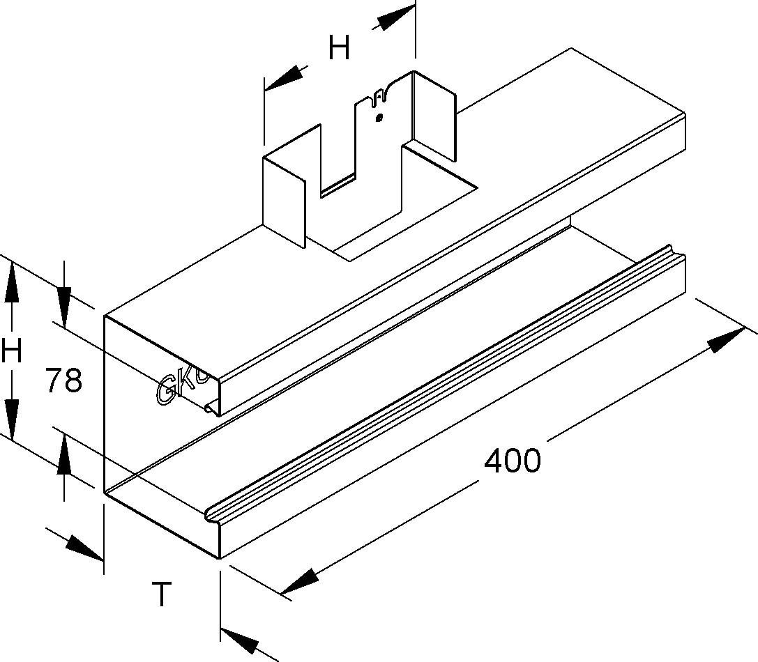 GK-T-Stück 90Gr. GKT 133-78T100 WA