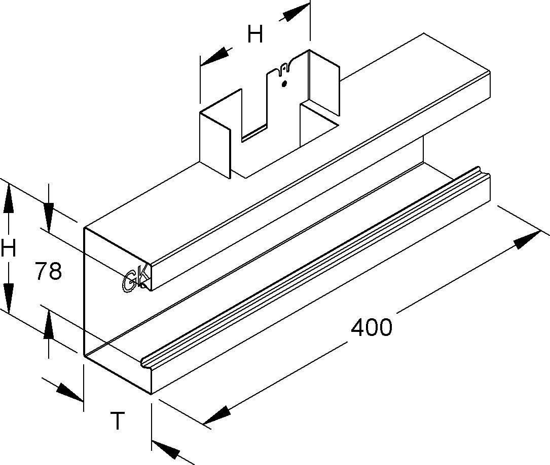 GK-T-Stück 90Gr. GKT 170-78T80 WA