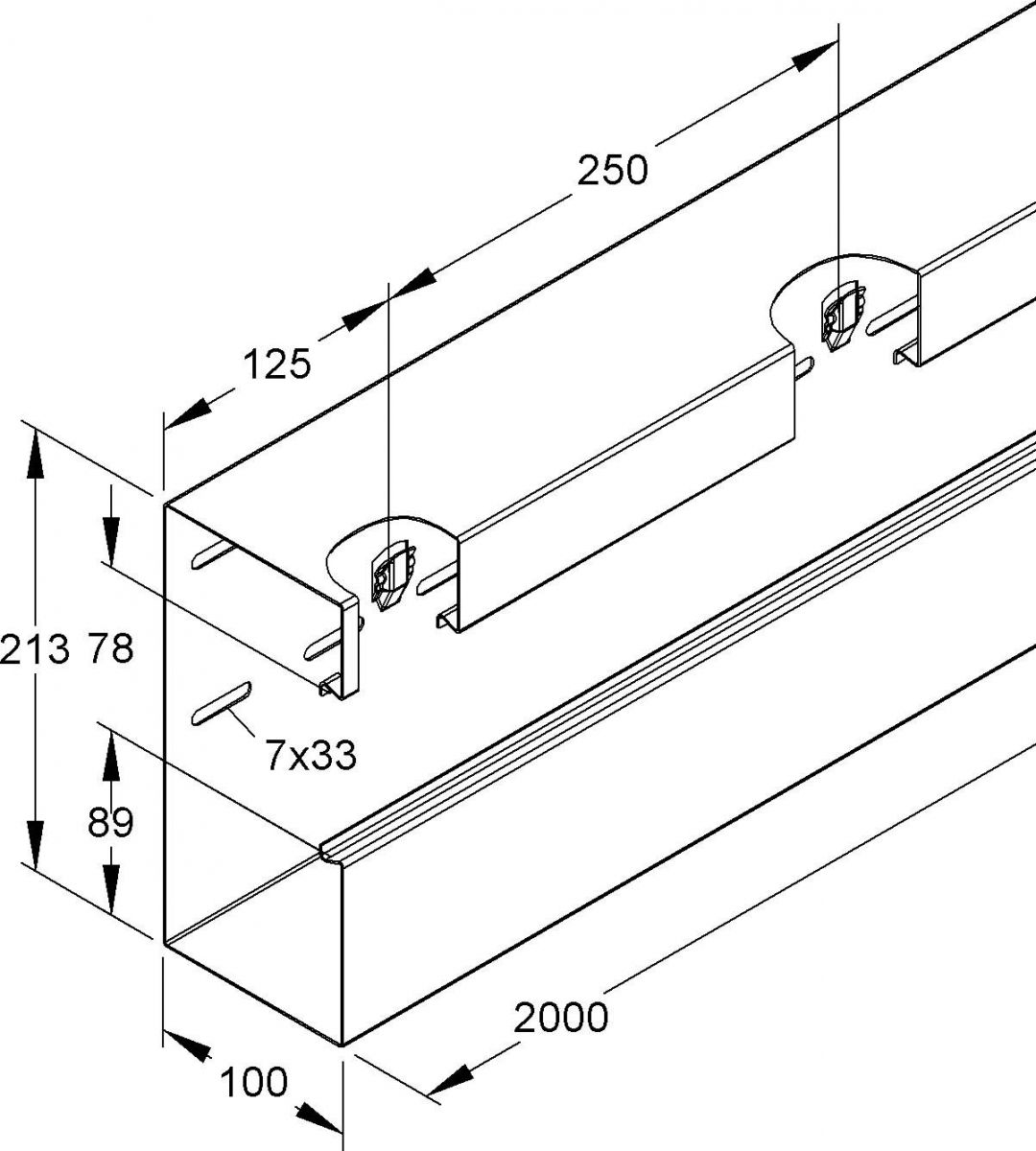 GK-Unterteil einzügig GKU 213A78T80 WA
