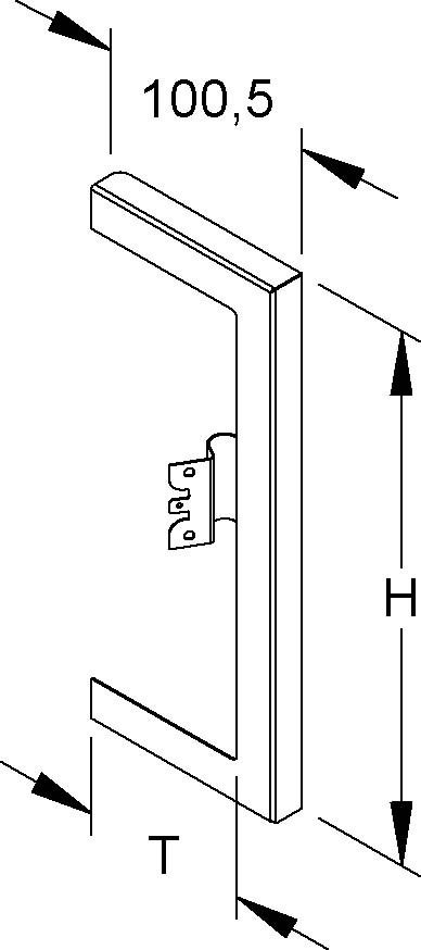 GK-Wandabschlussblende re GWBR 213T80 S